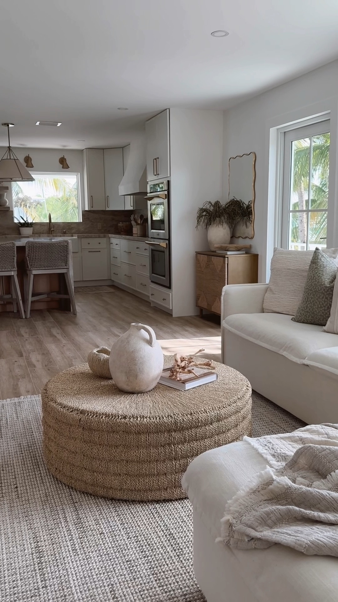 Finally sharing our before and after of our beach house in the Florida Keys 🐚 it was a labor of love and it’s where our family will make memories in our fav place 🌊 linking everything I could below but feel free to ask me for anything I missed 🤍

#homedecor #homerenovation #homereno #beforeandafter #beachhouse #floridakeys #coastal #coastalhome #rugs #coffeetable #kitchen #diningroom #curtains #curtainrod #pendants #sconces #vanity #remodel 

#LTKFindsUnder100 #LTKSeasonal #LTKHome