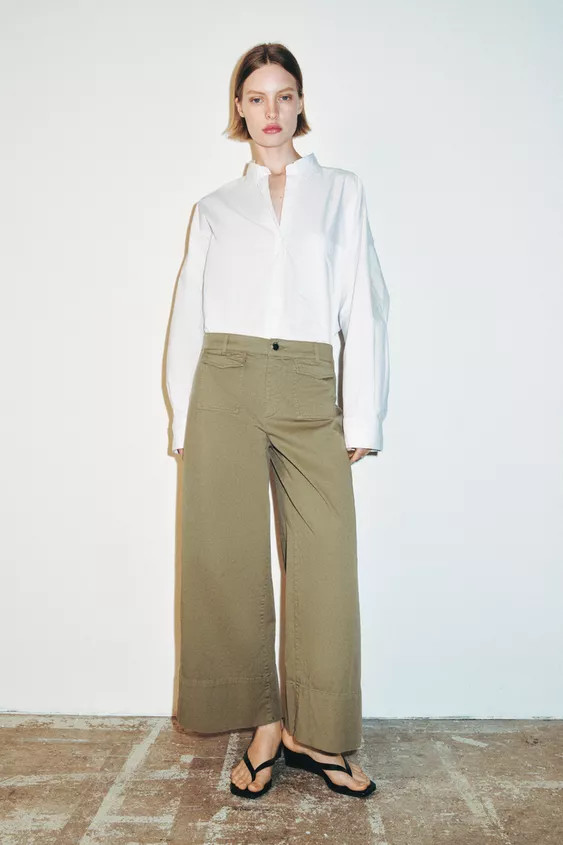 Z1975 CULOTTES WITH POCKETS | Zara UK