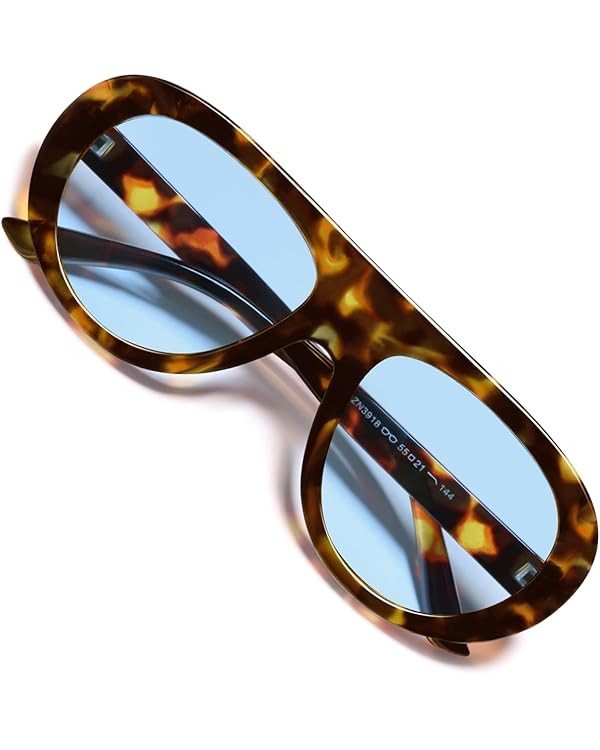 VANLINKER Retro Aviator Sunglasses for Women Chic Classic 70s Vintage Trendy 2025 Chunky UV400 Su... | Amazon (US)