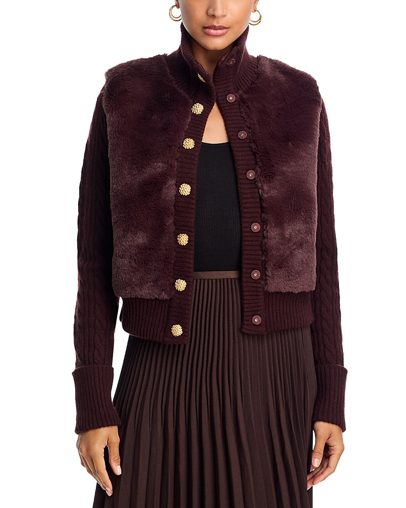 Cara Cara Logan Faux Fur Sweater Jacket | Bloomingdale's (US)