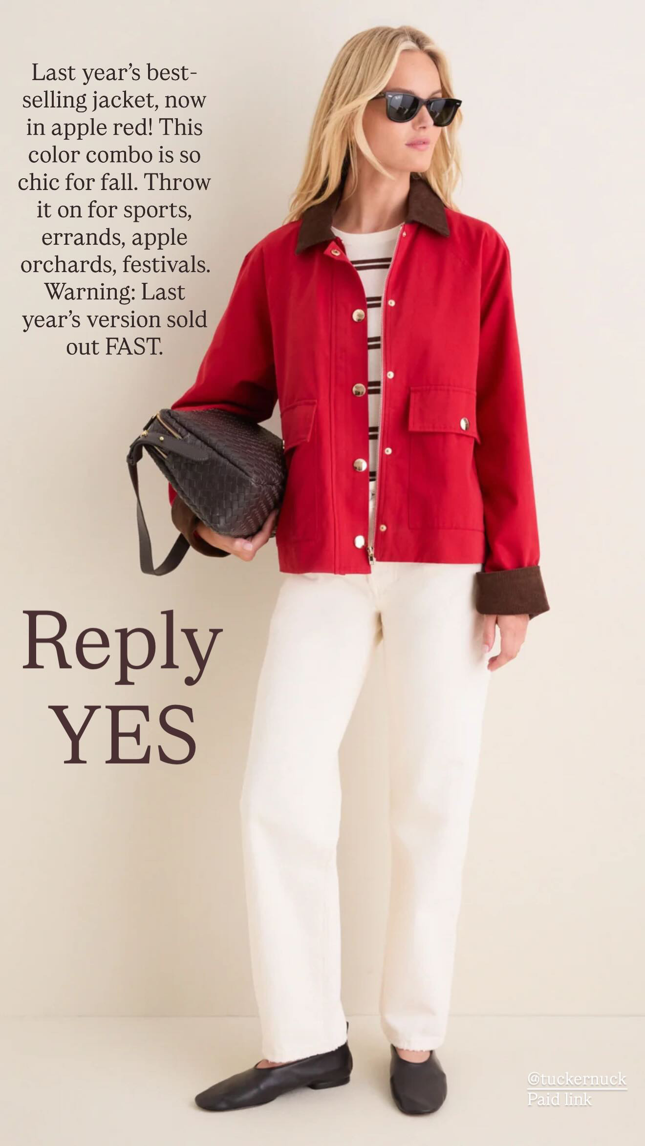 The most perfect fall jacket now in apple red! Perfect for all your favorite fall activities! 

fall style, corduroy jacket, Tuckernuck, mom style  

 #LTKgrwm #LTKootd #LTKSeasonal