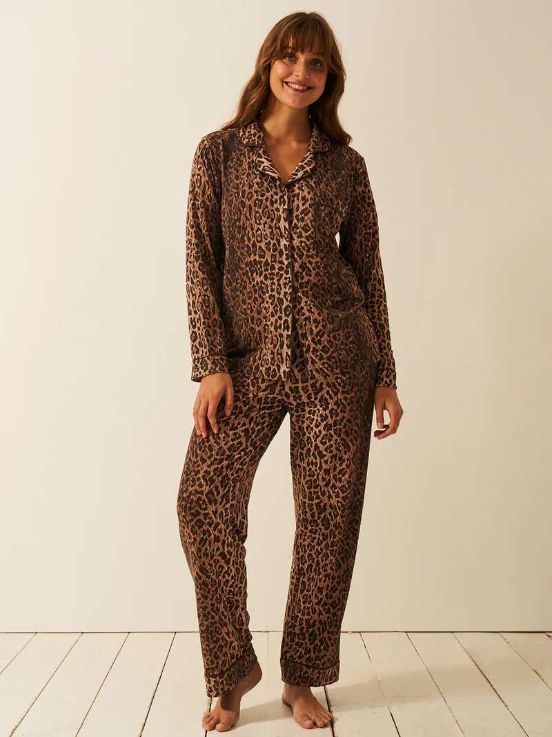 Long Pajama Set - Ethereal Wildflowers | Sustainable TENCEL™ | Stripe and Stare