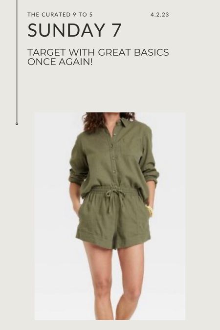 Linen shorts, pull-on shorts, target style, spring outfit, under $20

#LTKcurves #LTKunder50 #LTKSeasonal