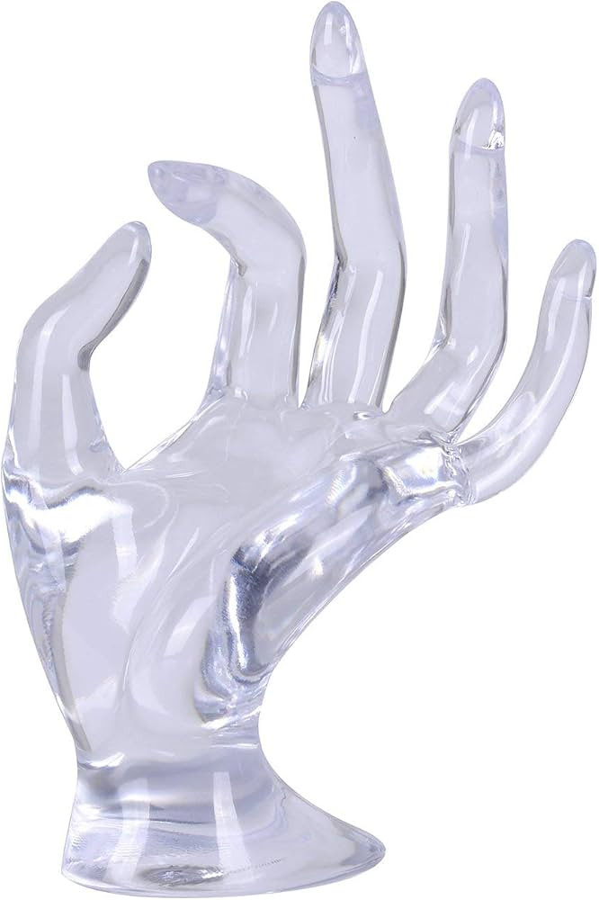 ChezMax Jewery Display Hand Ring Holder - Jewelry Organizer Stand, Necklace Stand, Preppy Jewelry... | Amazon (US)