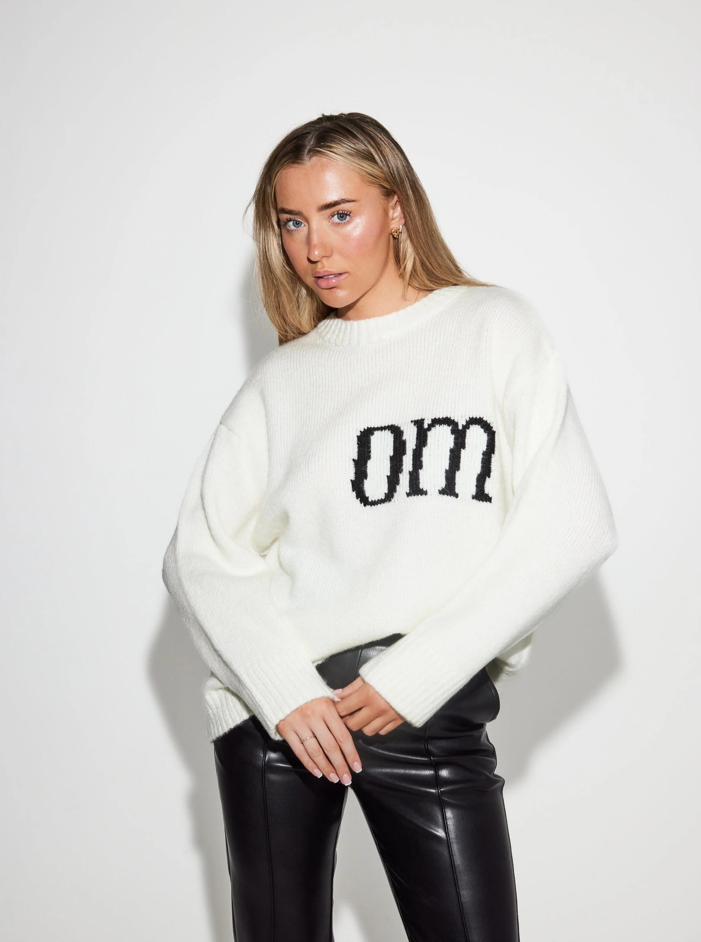 The Ultimate Muse Knitted Jumper | White | Odd Muse