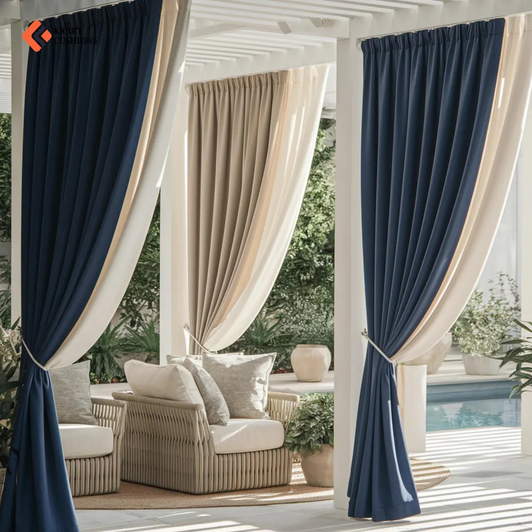 Extra Long Sunbrella Curtain Panels With Grommets – Outdoor/indoor Uv-resistant Drapes - Etsy | Etsy (US)