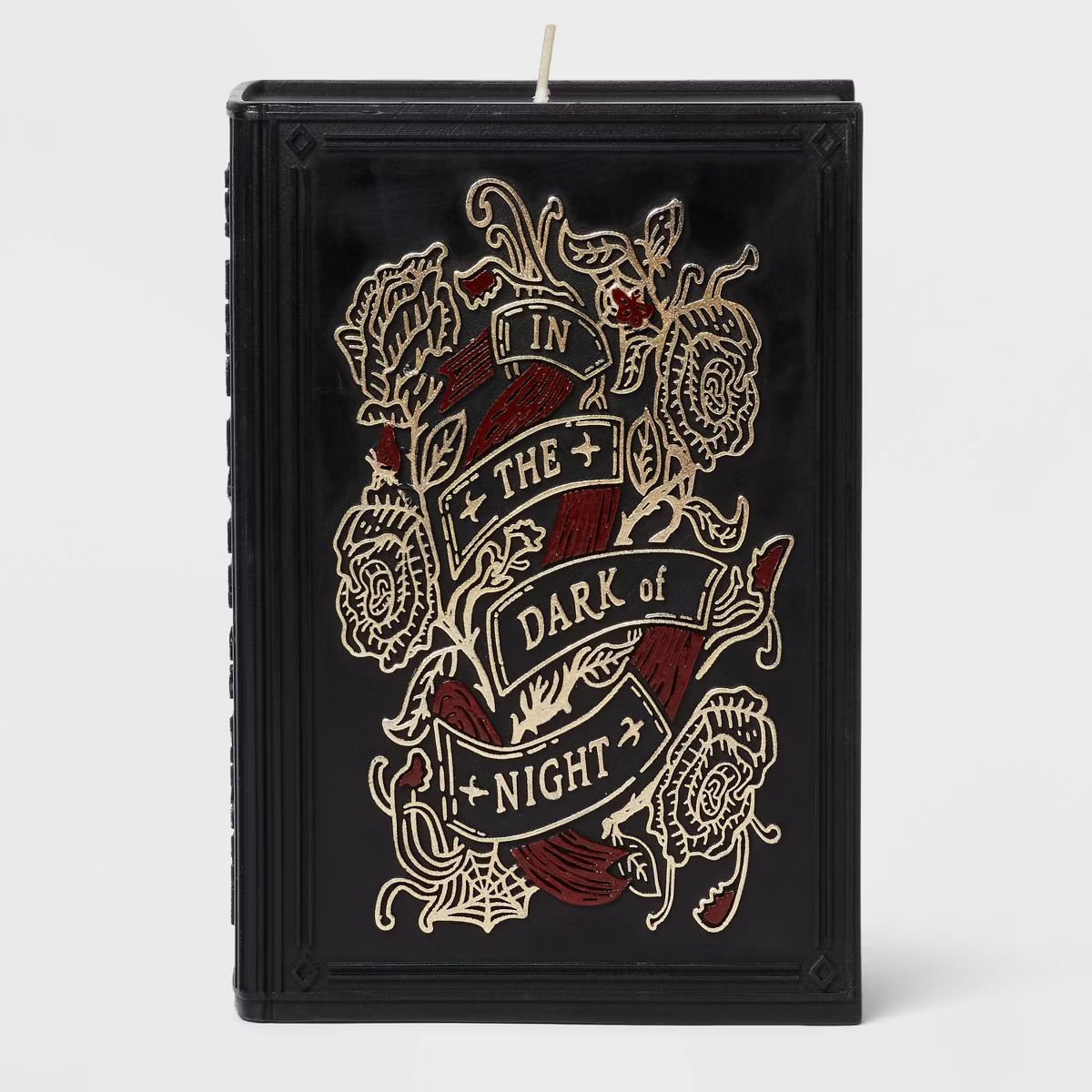 6'' Book of Spells Candle Black - Threshold™ | Target