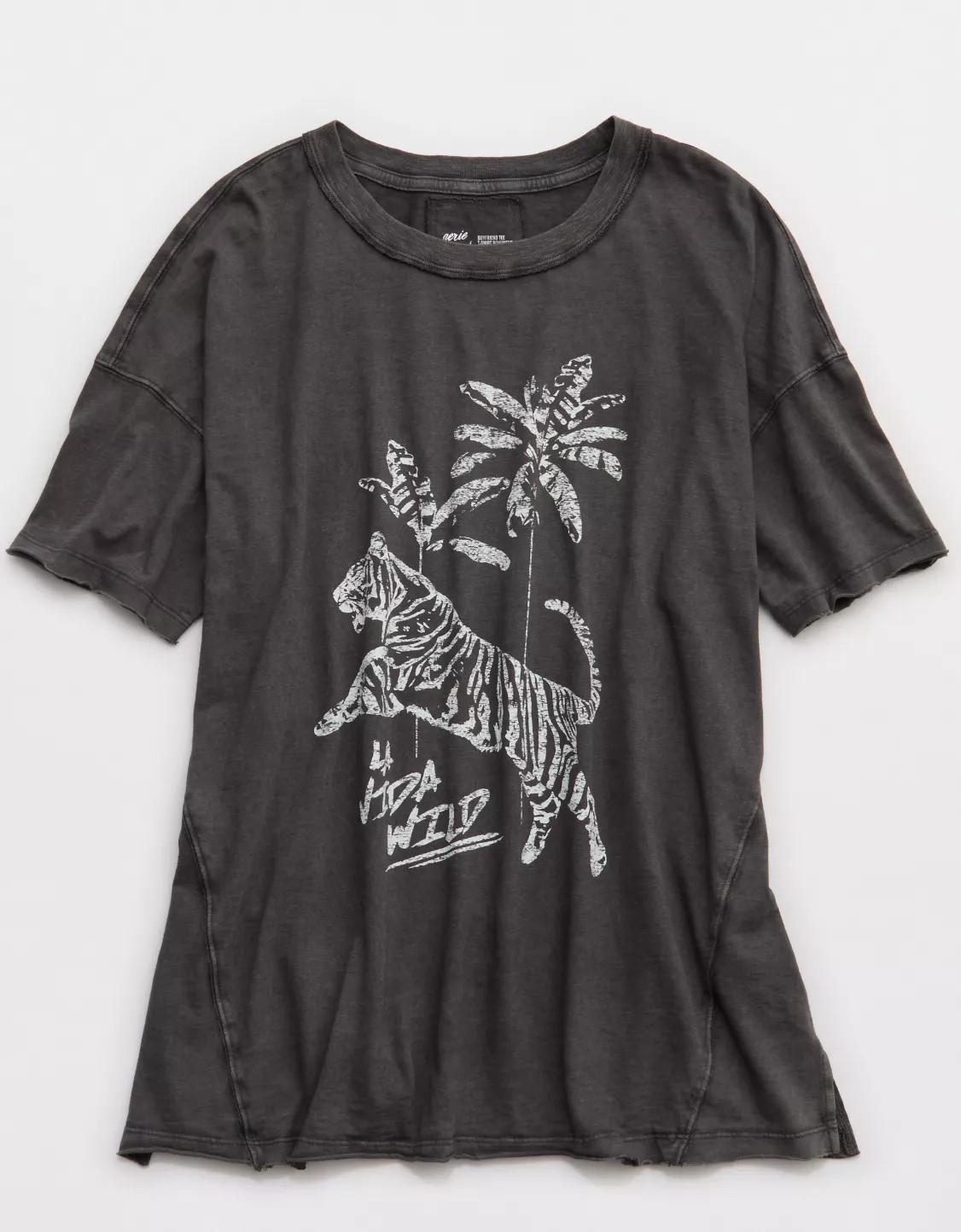 Aerie Oversized Crew Boyfriend T-Shirt | American Eagle Outfitters (US & CA)