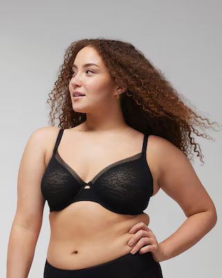 Soma Stretch Lace Unlined Perfect Coverage Bra | SOMA