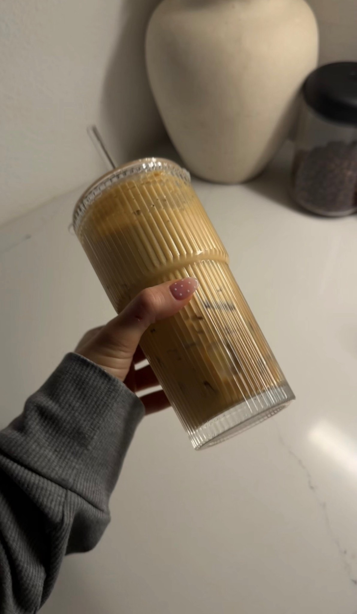 Ribbed glass. - Amazon kitchen - iced latte 

#LTKSaleAlert #LTKHome #LTKdayinmylife