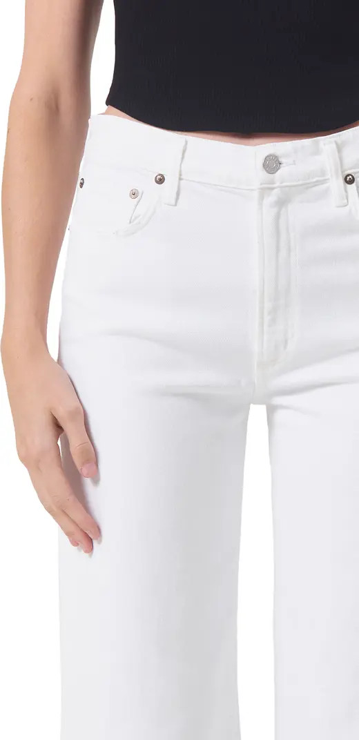 Harper Crop Wide Leg Jeans | Nordstrom