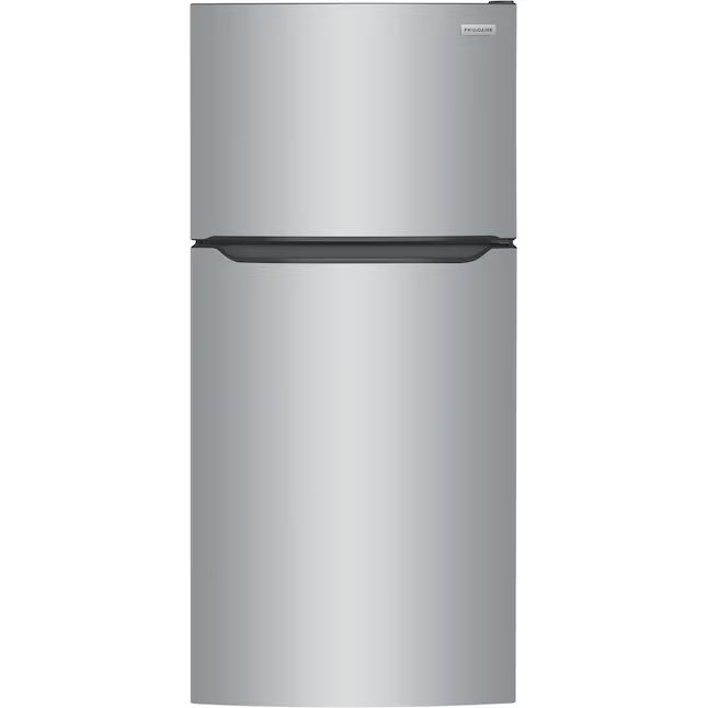 Frigidaire 18.3-cu ft Top-Freezer Refrigerator (Easycare Stainless Steel) Garage Ready | Lowe's