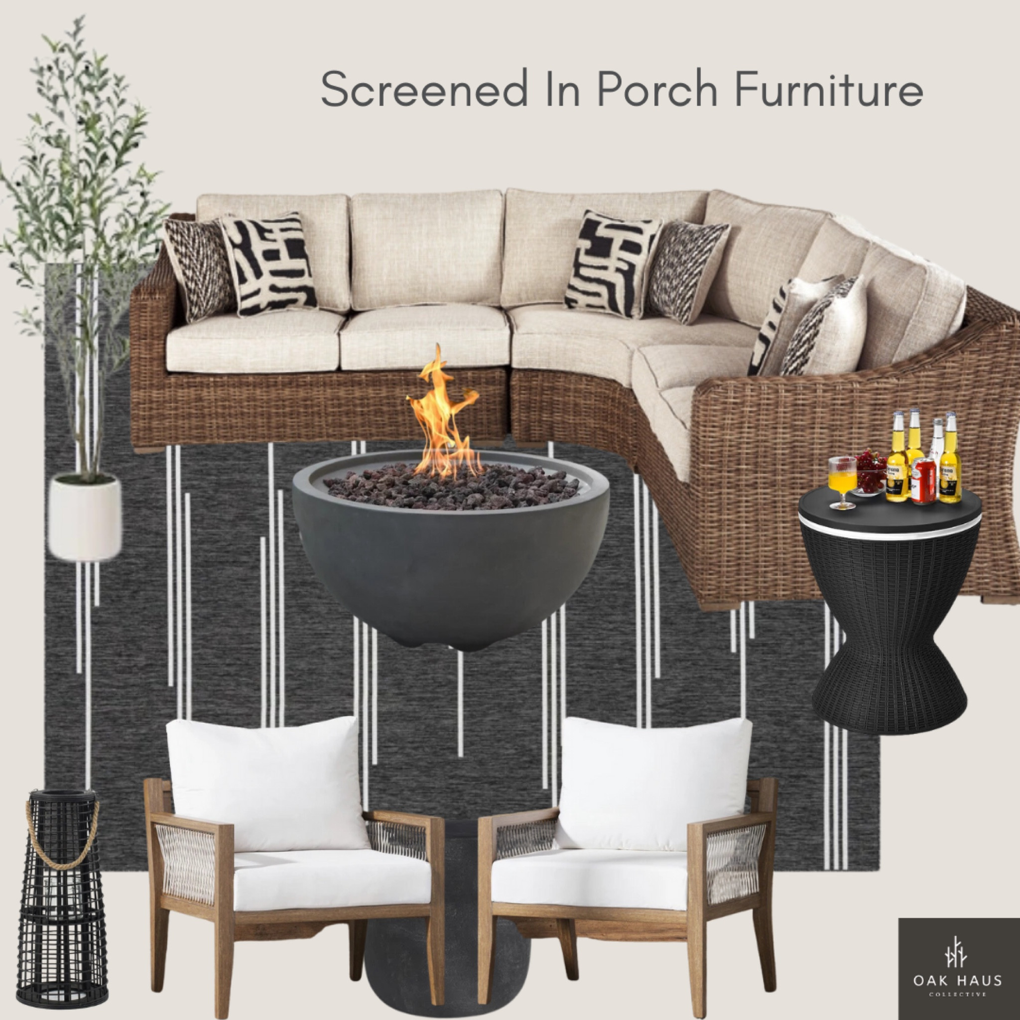 Screened in porch furniture 

#LTKHome #LTKFamily #LTKStyleTip