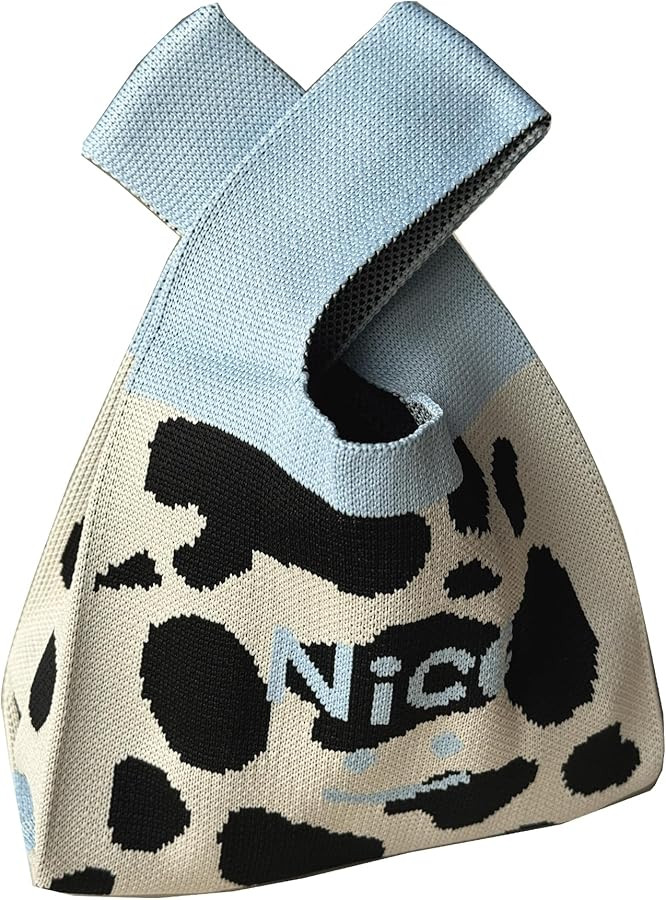 Knot Bag, Mini Knit Tote Bag, Extra Thickened Japanese Knot Bag, Wristlet Handbag - 1/2/6 Pack | Amazon (US)