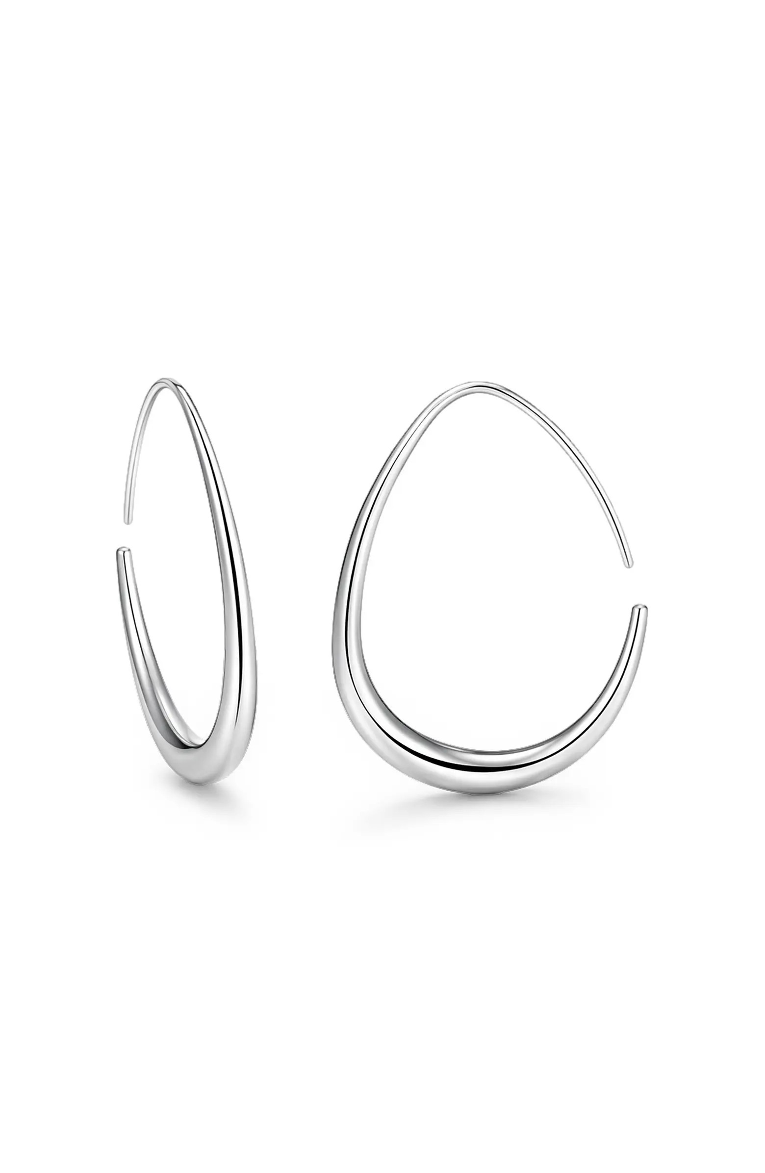 Erin McDermott Jewelry Silver Hampton Hoops | Nordstrom | Nordstrom