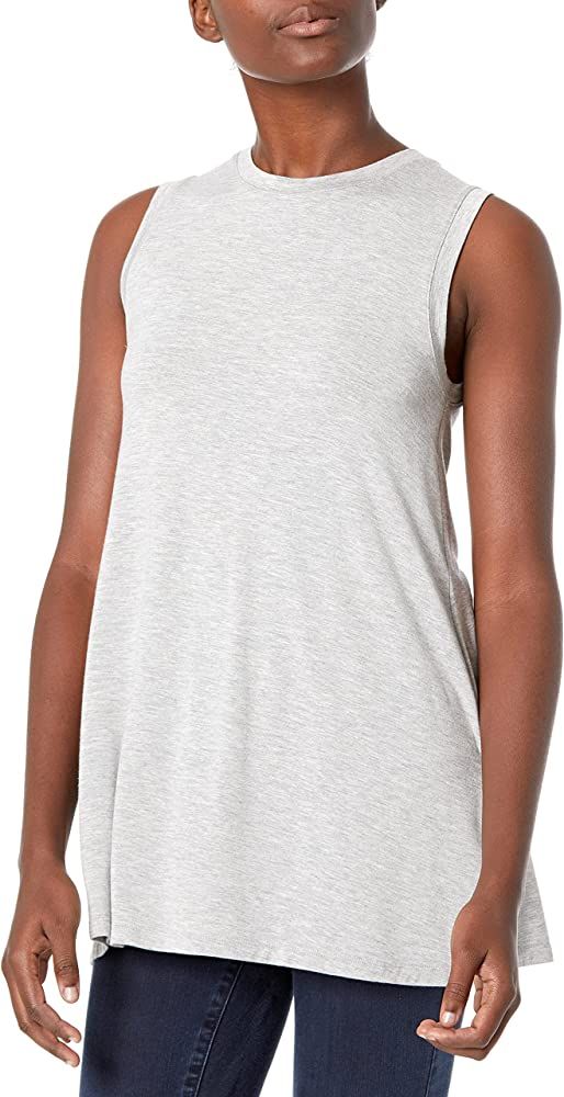Daily Ritual Women's Jersey Relaxed-Fit Muscle-Sleeve Swing Tunic | Amazon (US)