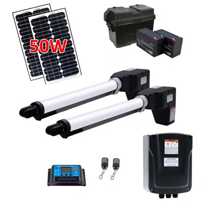 Dual Swing Gate Operator - AS1200 AC/DC - Solar Kit 50W | Wayfair North America
