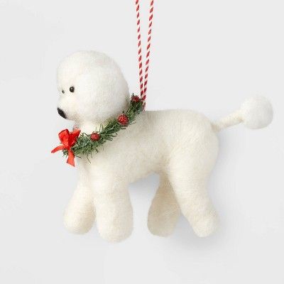 Felted Wool Poodle Christmas Tree Ornament - Wondershop™ | Target