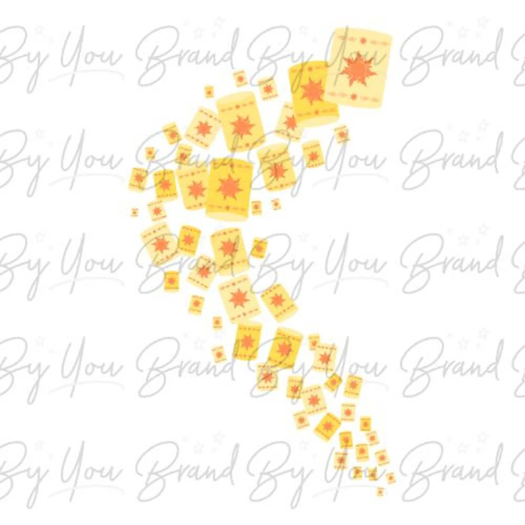 Floating Lanterns Tangled PNG Brand by You, Rapunzel, Punzie, Flynn Rider, See the Light - Etsy | Etsy (US)