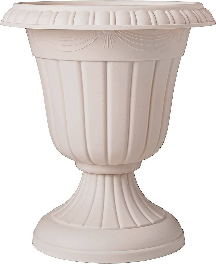 Arcadia Garden Products PL20TP Classic Traditional Plastic Urn Planter Indoor/Outdoor, 10" x 12",... | Amazon (US)