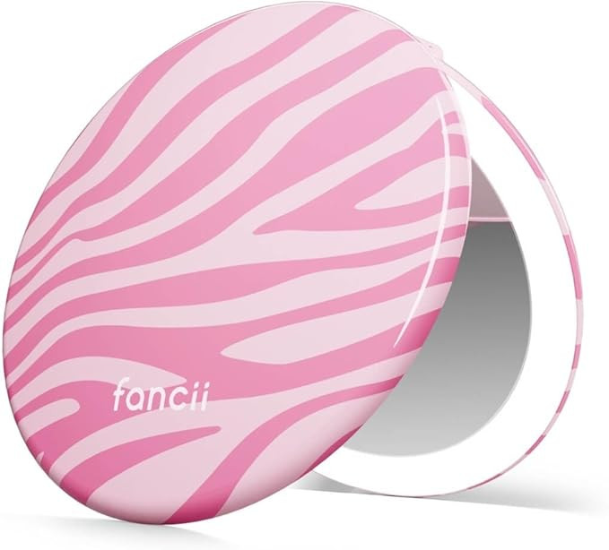 Fancii Taylor LED Lighted Travel Makeup Mirror, Rechargeable, 10x /1x Magnifying, Tru-Glow Lighti... | Amazon (US)