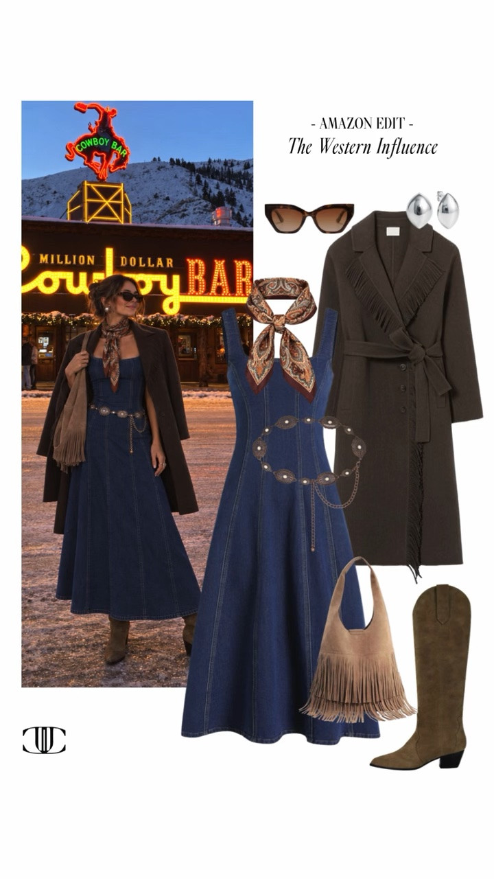 🤠 A little Western influence goes a long way.

In Amazon Edit: The Western Influence, I’m sharing chic fall looks with suede, rich leather, easy denim, statement belts, textured knits, and just the right touch of cowboy-inspired style.

The goal is Western without feeling like a costume—polished, wearable, and easy to mix into what you already own. Tap to shop the full edit and add a little Western edge to your fall wardrobe. 🤎✨

#LTKStyle #AmazonFashion #WesternStyle #FallFashion #WesternInfluence #AmazonFinds #FallOutfits #SuedeStyle #DenimStyle #LTKFinds

#LTKootd #LTKSeasonal #LTKOver40