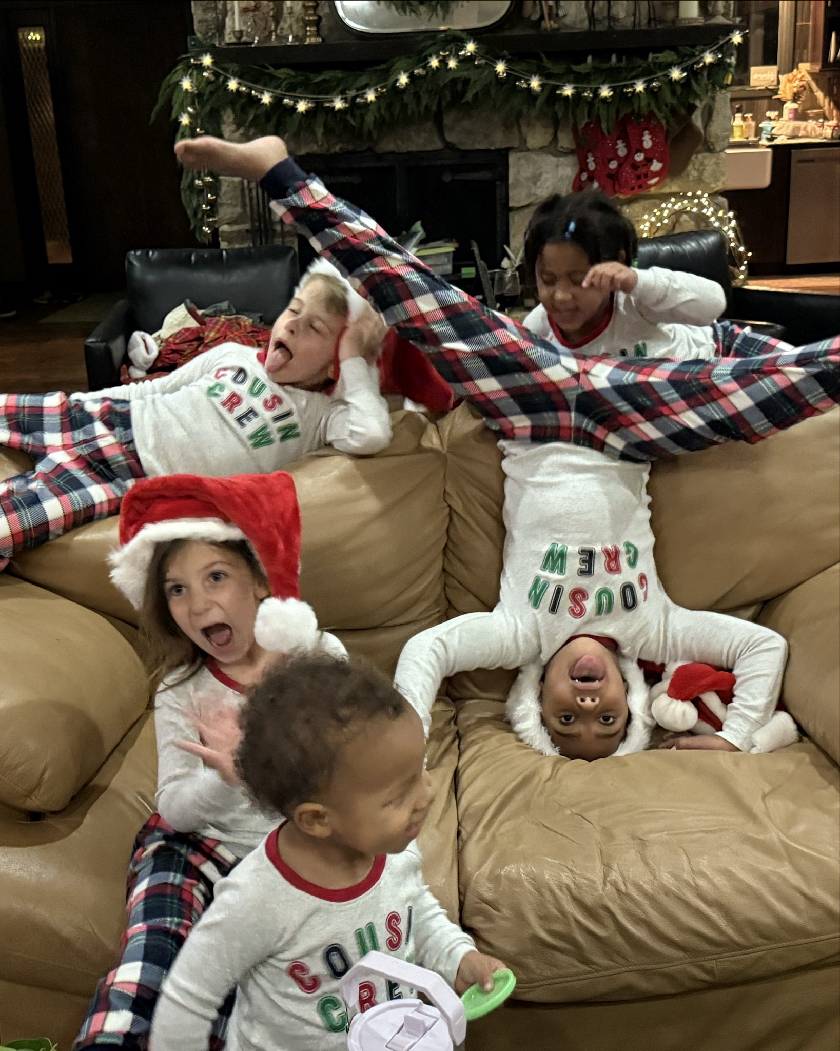 My niece started a tradition of bringing matching pajamas for all the cousins. I’m b not sure who loves it more the kids or the adults  

#LTKFindsUnder50 #LTKHoliday #LTKKids