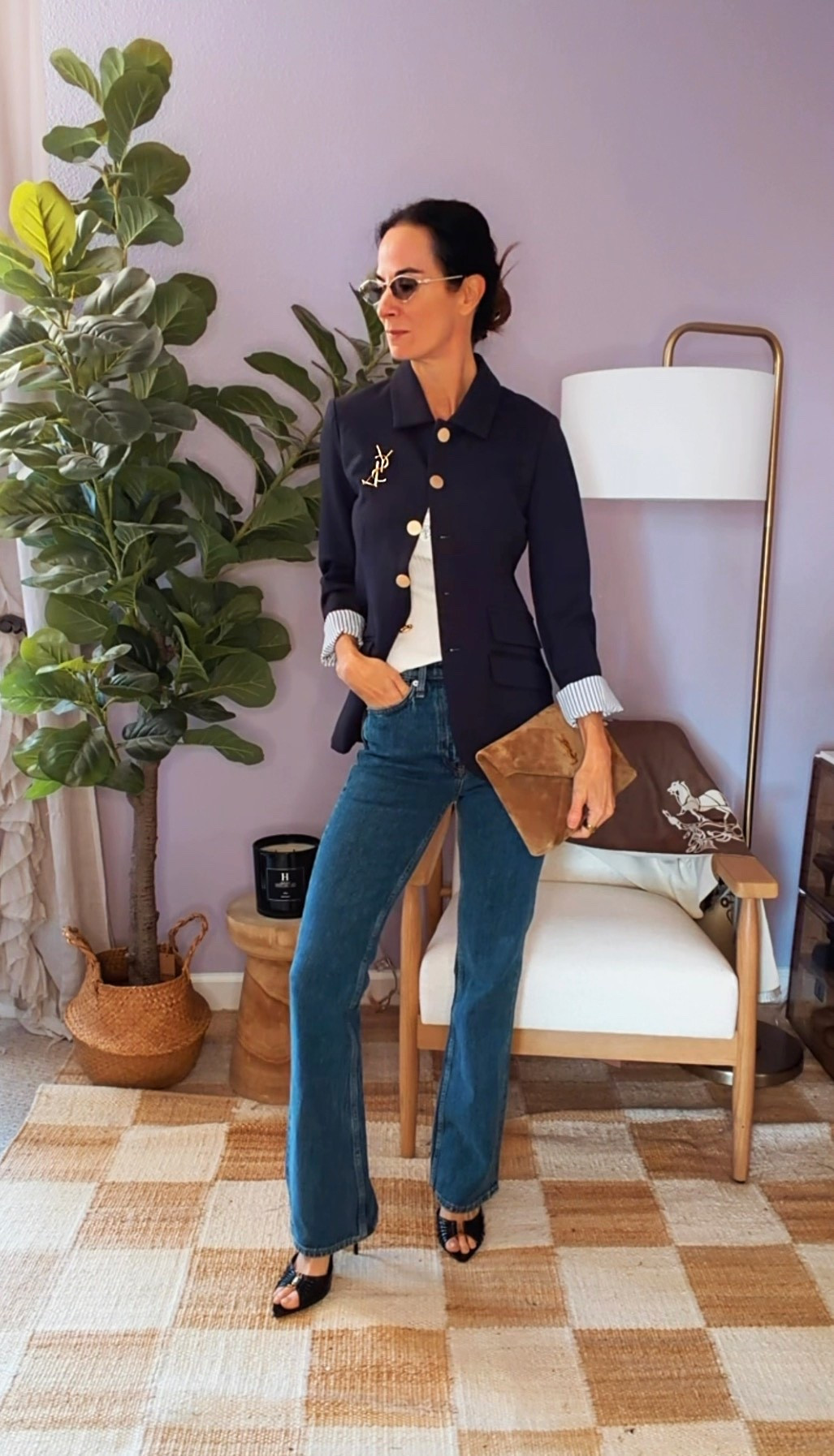 Proof that a capsule wardrobe works harder than trends ever will.

Perfectly structured denim.
A basic-but-designer tank.
A blazer that pulls it all together.

Less pieces. Better outfits.
That’s the power of getting dressed with intention.

Wearing 24 denim, XS blazer and tank 

#CapsuleWardrobe
#ElevatedBasics
#DenimStyle
#EffortlessChic
#NicoleColeeStyle



#LTKdayinmylife #LTKgrwm #LTKootd