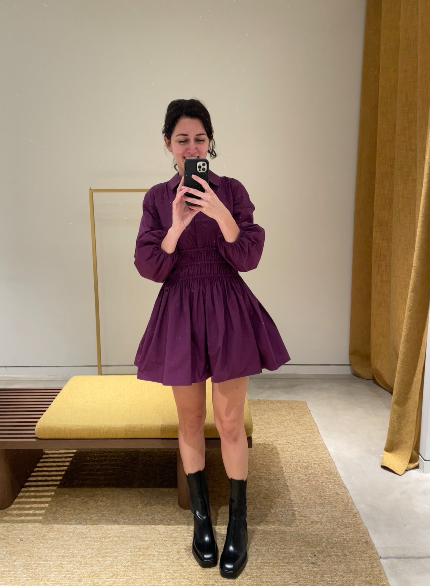 I know, I know—it's frustrating when you love something that's sold out/old! This Maje mini dress is a few years old, but I've done the work for you and linked some amazing similar puff-sleeve, shirred mini dresses at all price points. Ready to rock that short-dress/tall-boot combo? Link in bio! ✨ 

 #LTKgrwm #LTKootd #LTKTall