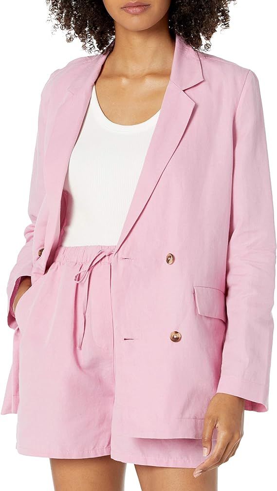 The Drop Women's Irene Loose-Fit Double Breasted Blazer | Amazon (US)