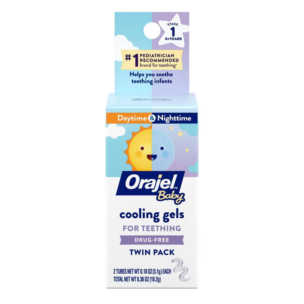 Orajel Baby Daytime & Nighttime Cooling Gels for Teething, Drug-Free, #1 Pediatrician Recommended... | Target