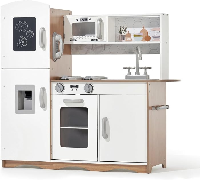 Kidoz Signature Kids Wooden Kitchen, White Kitchen Only | Amazon (UK)