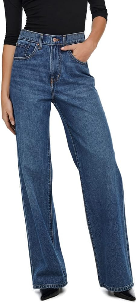 ONLY Women's Onlhope Ex Hw Wide DNM Add465 Noos Jeans | Amazon (UK)