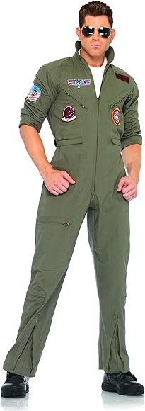 Top Gun Flight Suit Adult Costume - Medium/Large | Amazon (US)