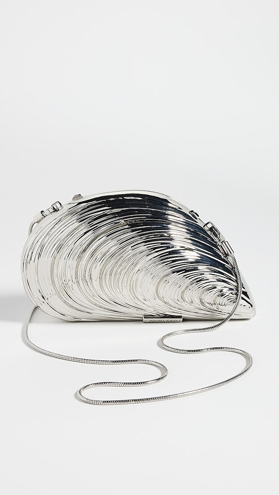 SIMKHAI Bridget Metal Oyster Shell Clutch | Shopbop | Shopbop
