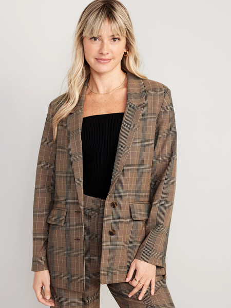 Taylor Relaxed Suit Blazer for Women | Old Navy (US)