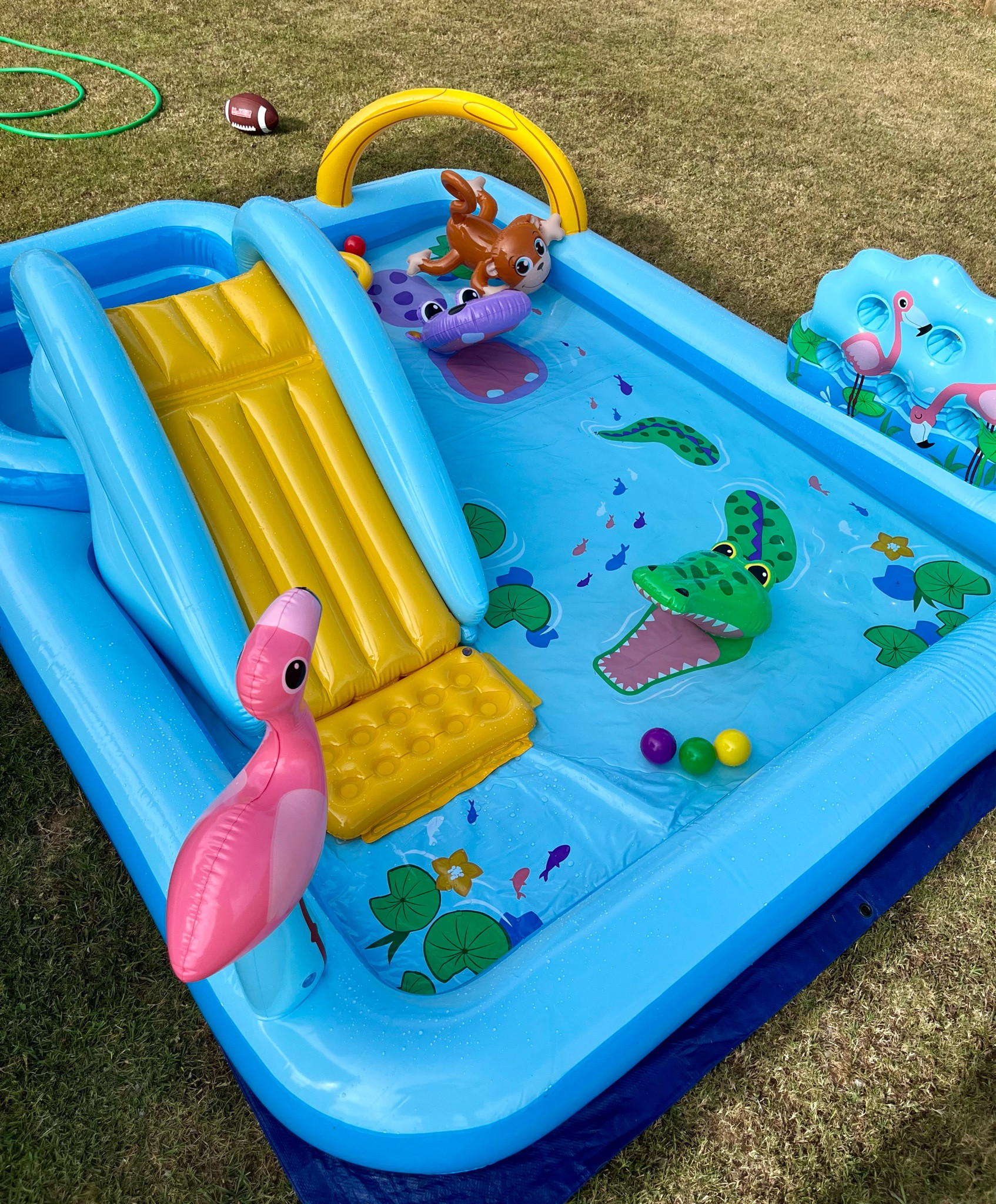 Toddler pool with slide and other water activities!

#LTKBaby #LTKKids #LTKFamily