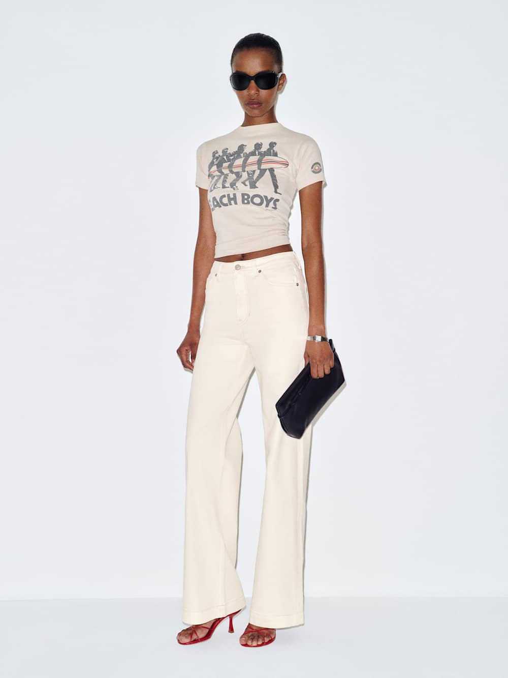 Bex Super Stretch High Rise Wide Leg Jeans | Reformation (Global)