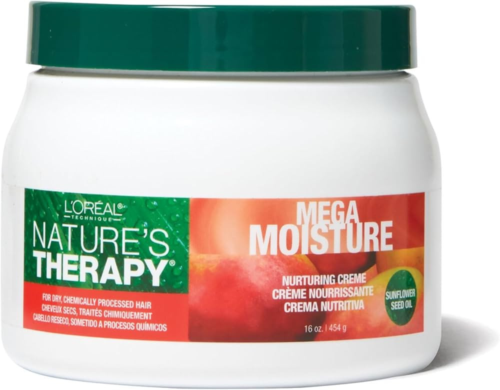 L'Oréal Technique Nature's Therapy Mega Moisture Crème | Conditioning Hair Cream | Detangles, S... | Amazon (US)