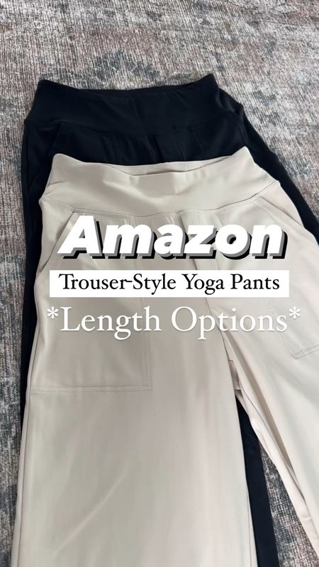 Amazon trouser style yoga pants. Amazon wide leg yoga works in length options. Wearing 29” in black and 22” in khaki )it’s a drop length on me). Work outfit. Teacher outfit. Travel outfit. Casual outfit. Spring outfit. Wearing XS in denim jacket and coatigan, color beige. Nike court legacy lift sneakers (size down half a size). Veja Esplar sneakers - whole sizes only, size down if you are a half size. 

#LTKworkwear #LTKshoecrush #LTKtravel