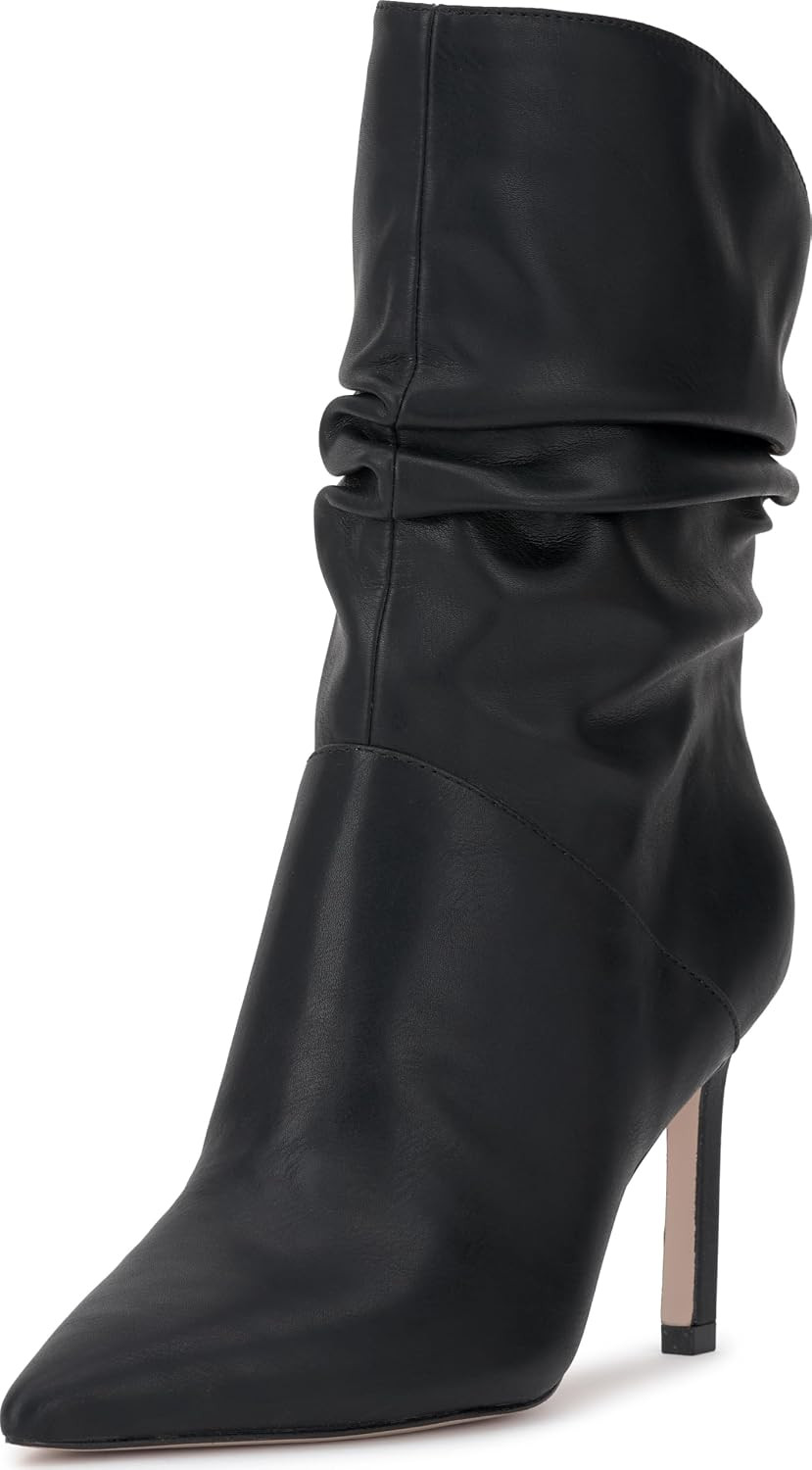 Jessica Simpson Women's Elisti Scrunch High Heel Bootie | Amazon (US)