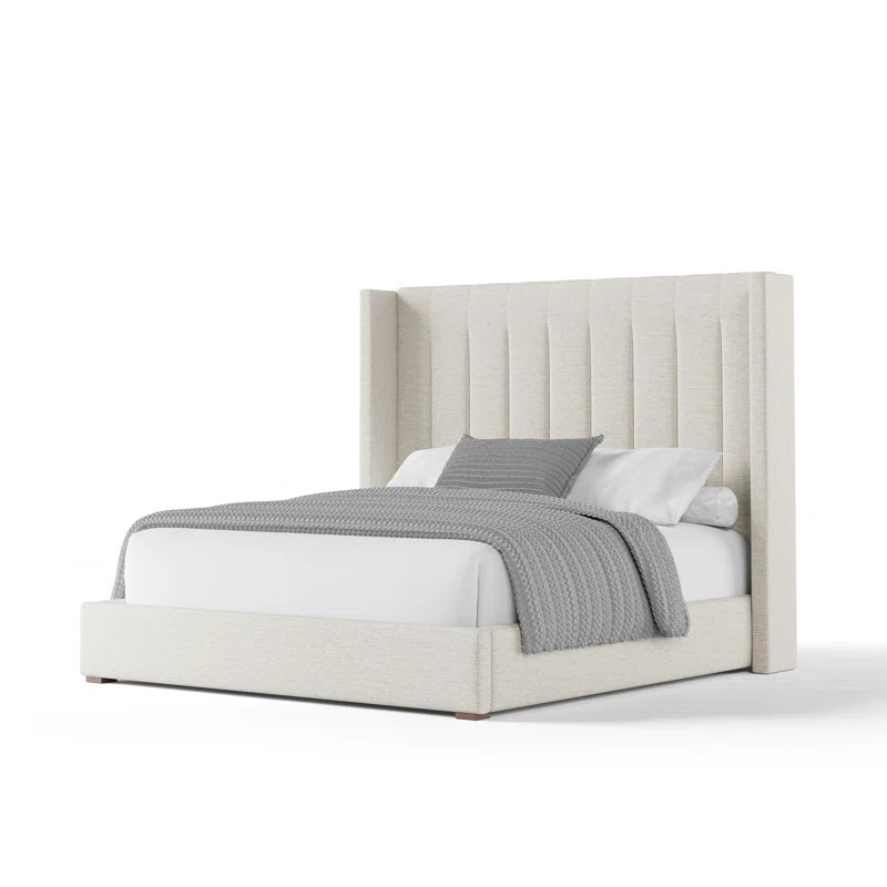 Austine Upholstered Wingback Bed | Wayfair North America