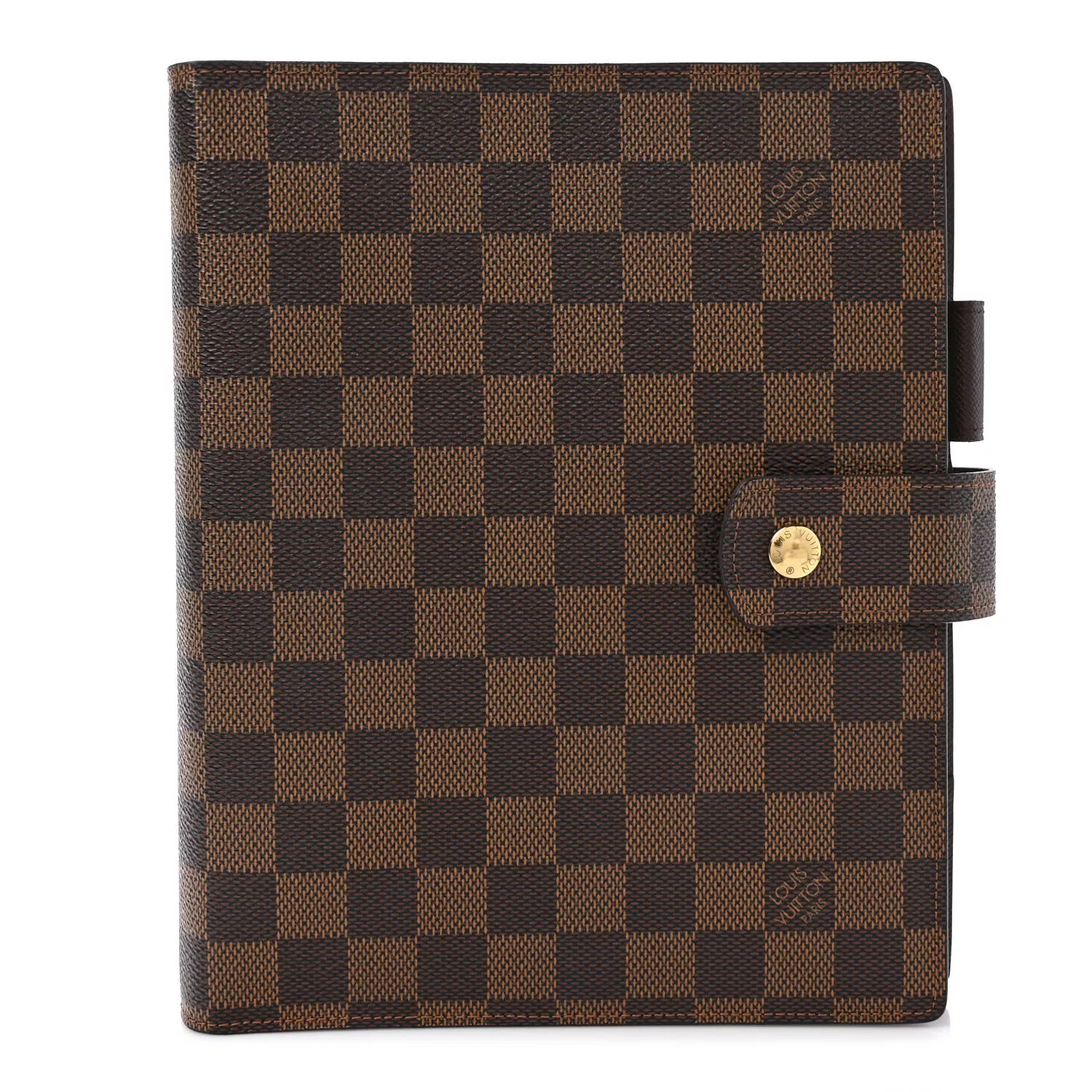 LOUIS VUITTON Damier Ebene Agenda MM Planner Cover - 30% Off