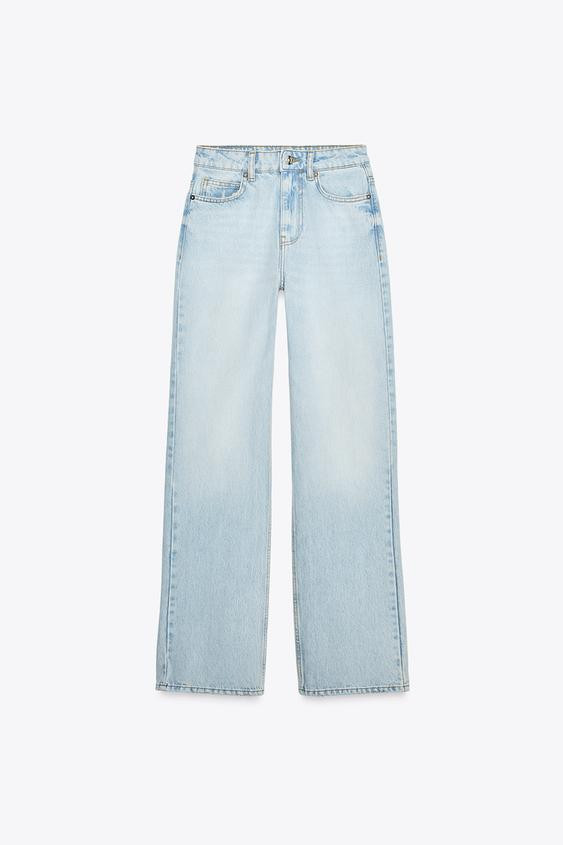 JEANS Z1975 STRAIGHT HIGH WAIST LONG LENGTH | Zara UK
