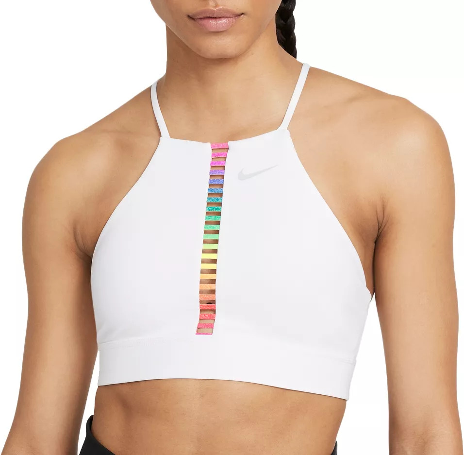 Nike Women's Dri-FIT Indy Rainbow Ladder Crossback Low Support Sports Bra, wash | Dick's Sporting Goods