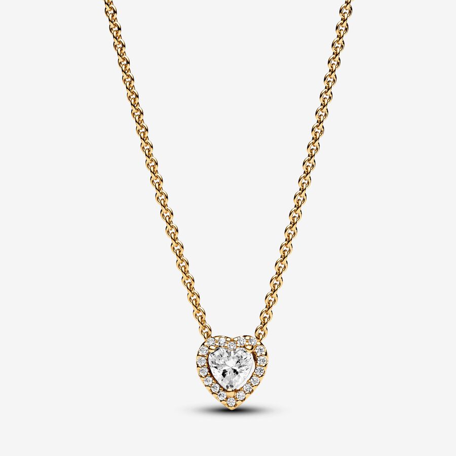 Sparkling Heart Collier Necklace | Pandora (UK)