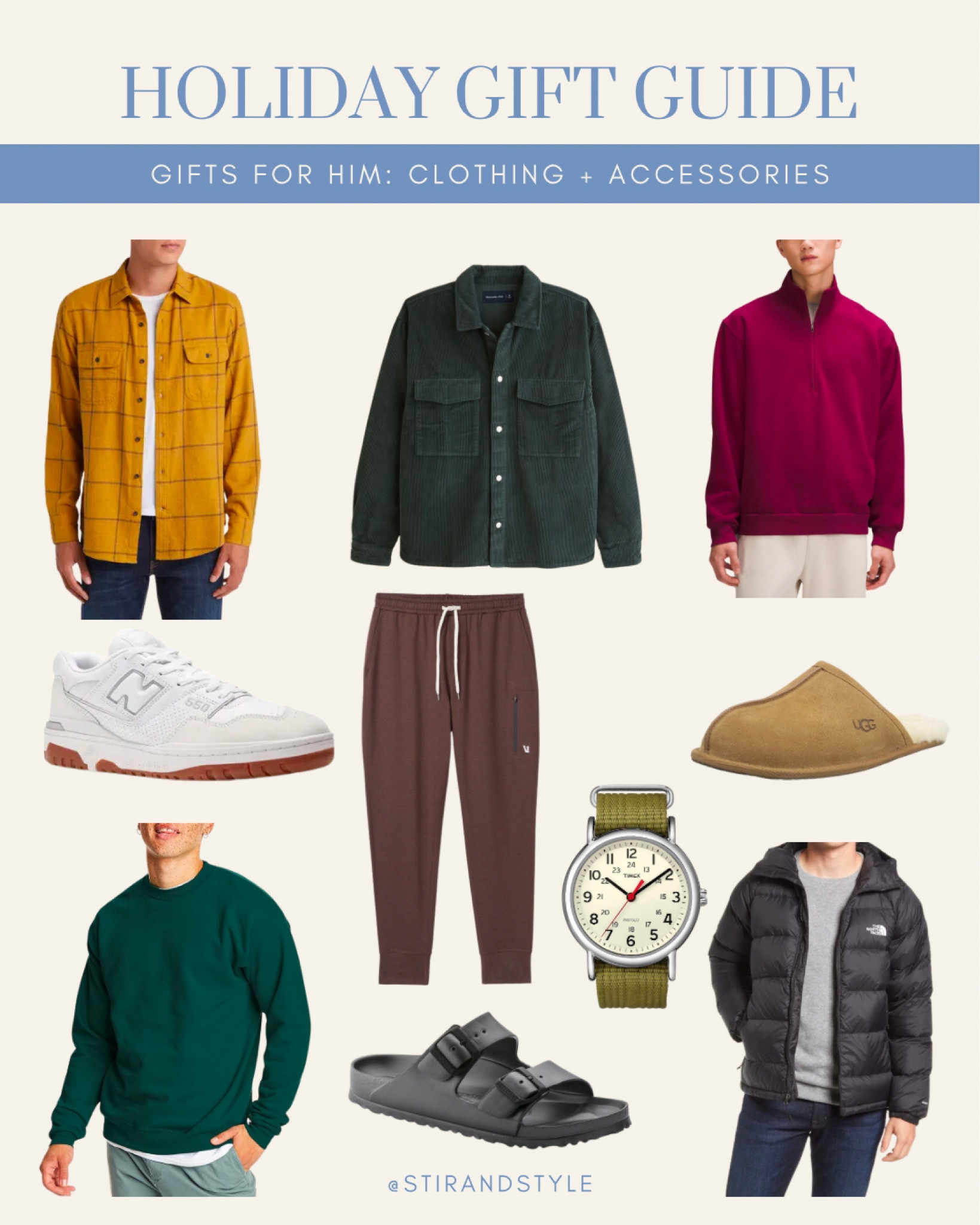 ✨ Holiday Gift Guide - Gifts for Him: Clothing and Accessories ✨

#LTKHoliday #LTKmens #LTKGiftGuide