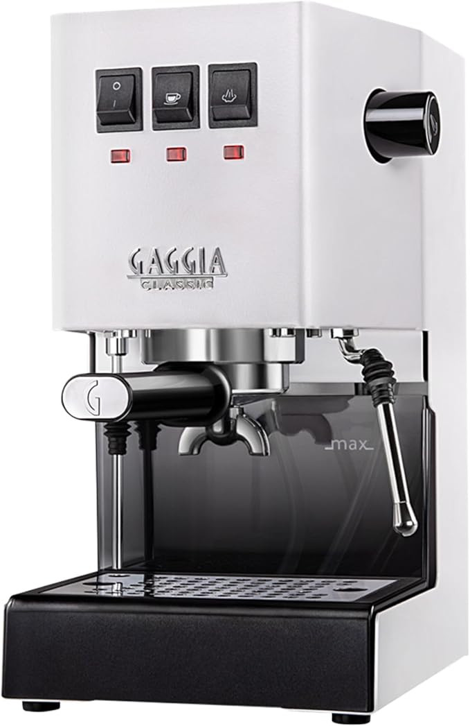 Gaggia RI9380/48 Classic Evo Pro Espresso Machine, Polar White, Small | Amazon (US)