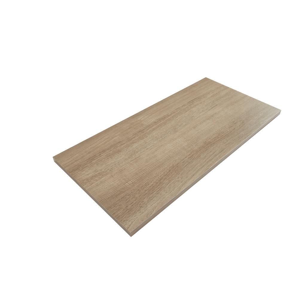 Organic Ash Laminated Wood Shelf 12 in. D x 72 in. L | The Home Depot
