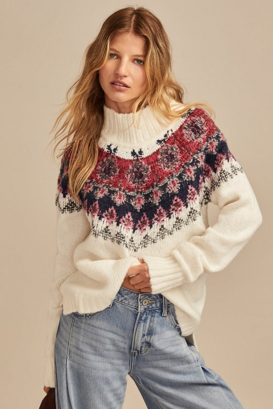 FAIRISLE TURTLENECK SWEATER | Lucky Brand